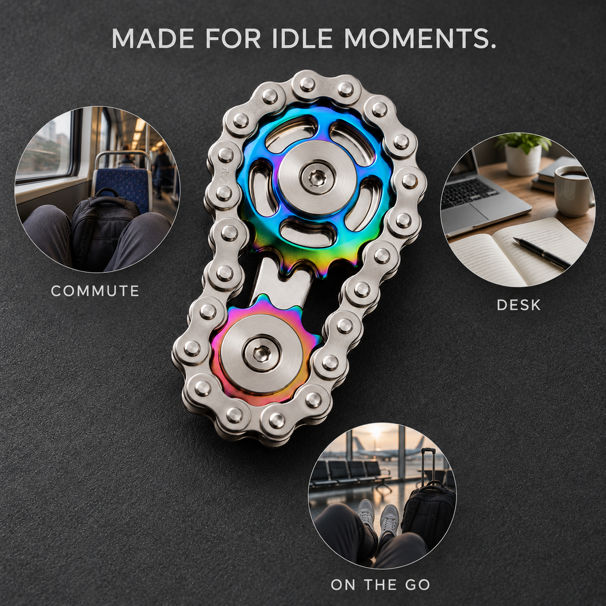 LHAPTIC LinkDrive Mechanical Spinner