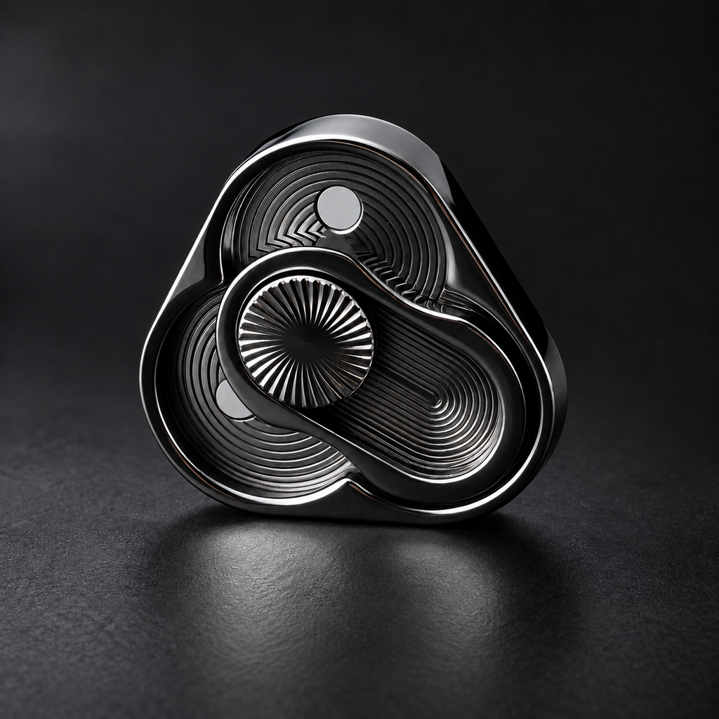 Black LHAPTIC TriArc Magnetic Slider with textured thumb disc