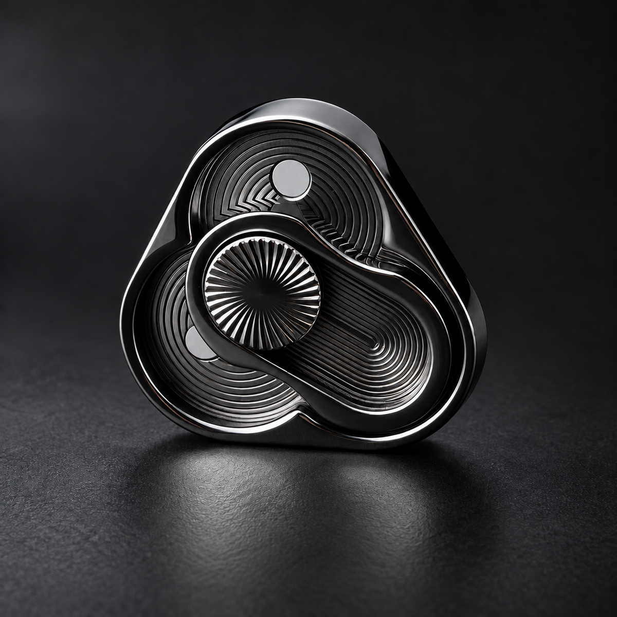 Black LHAPTIC TriArc Magnetic Slider with textured thumb disc