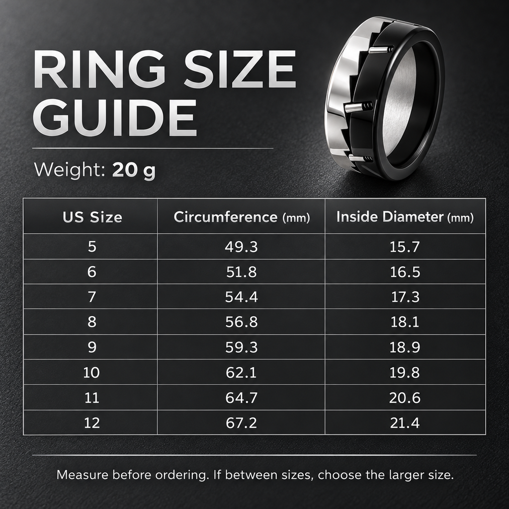 LHAPTIC Gearline Mechanical Spinner Ring