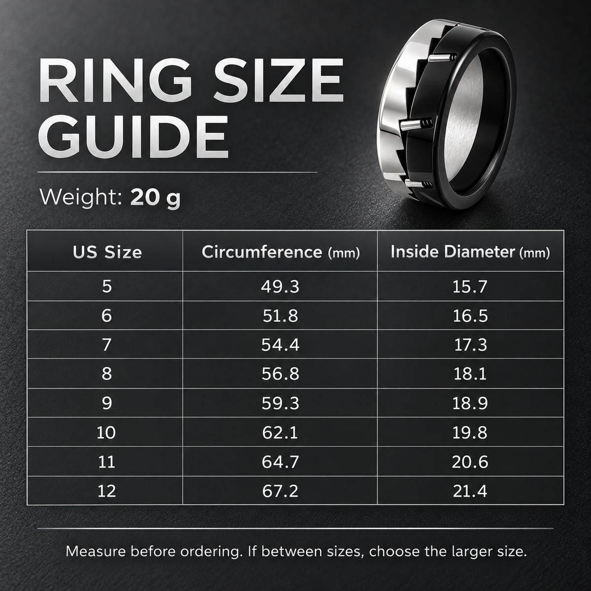 LHAPTIC Gearline Mechanical Spinner Ring