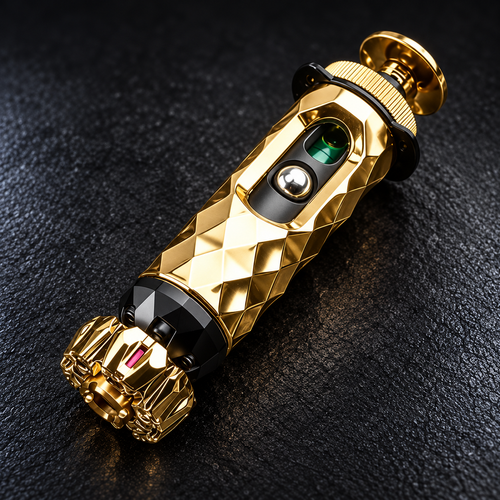 LHAPTIC FacetCore Mechanical Fidget in gold finish
