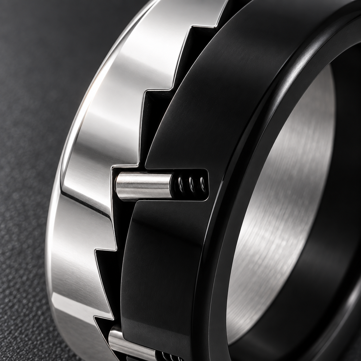 LHAPTIC Gearline Mechanical Spinner Ring
