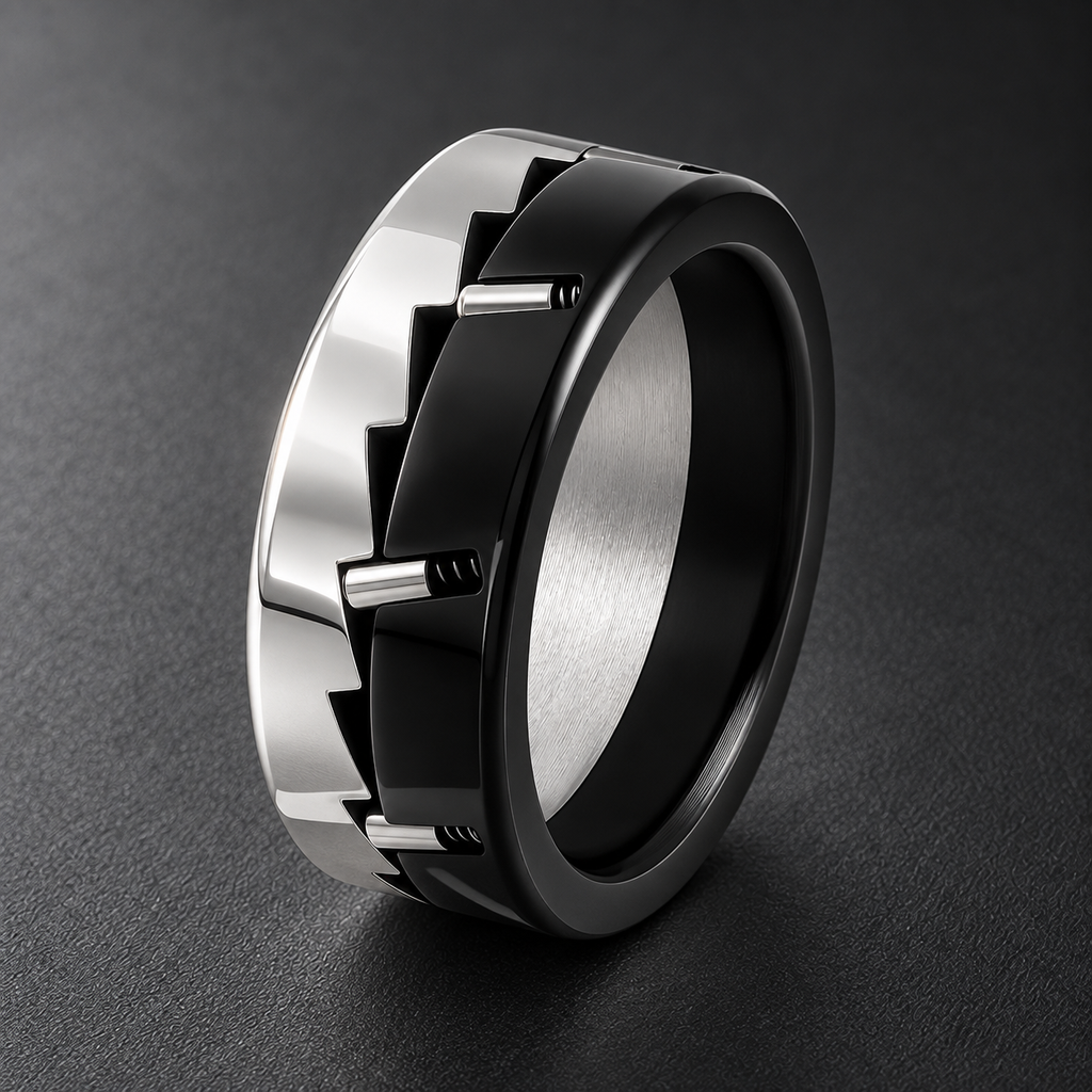 LHAPTIC Gearline Mechanical Spinner Ring