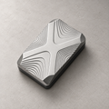 LHAPTIC Crossline Magnetic Slider in Silver